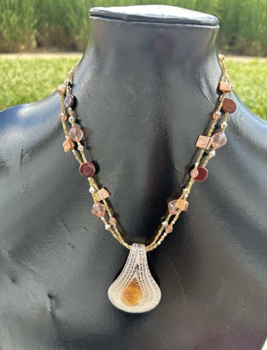 Murano glass teardrop - , pendant