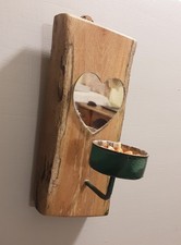 Driftwood candle sconce - candle,