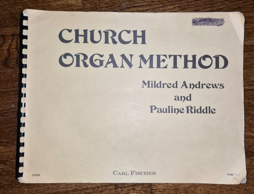 Church organ method - organ, by