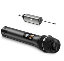 TONOR TW620 Wireless Microphones for Singing, UHF Metal Cordless Handheld Black