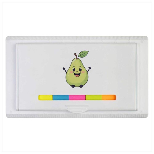 Happy pear sticky note ruler - pear',