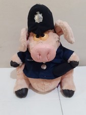 Piggin Policeman Soft Plush Toy Gift 2003 Vintage Funny Police Rare