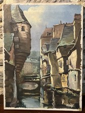 Oil canvas signed - canvas,