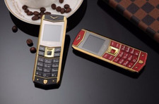 New Unlocked Luxury A8 Mobile Phone Dual Sim 1.5 Inch Mini Metal Body Cellphones