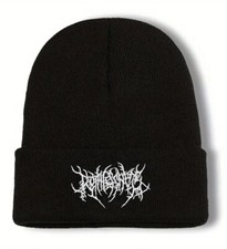 Thorn Tribal Design Death Metal Black Beanie Hat One Size New