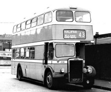 Early Bus Photo No.43 Halifax Elland General Hospital Yorkshire 