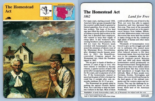 The homestead act - act,