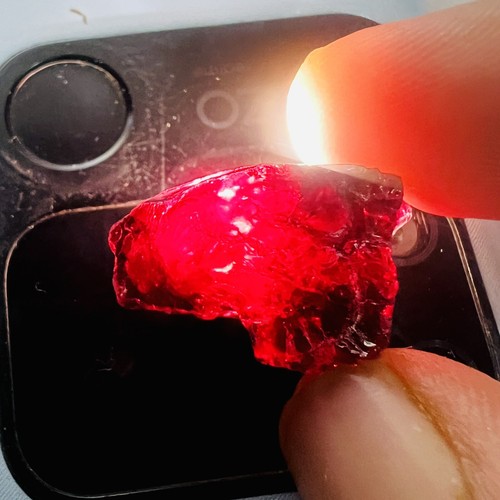 45ct natural red garnet - garnet, raw