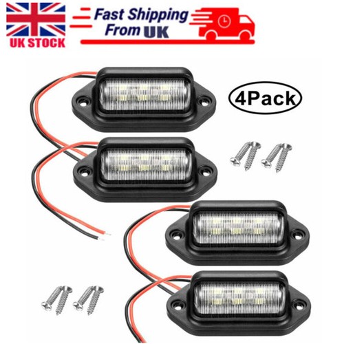 4pcs led license - license, plate