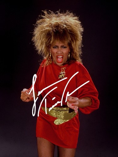 Tina turner signed autograph - turner,