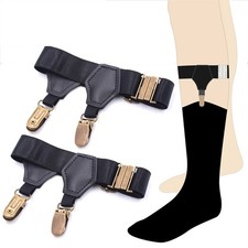 Black Socks Suspenders Holder