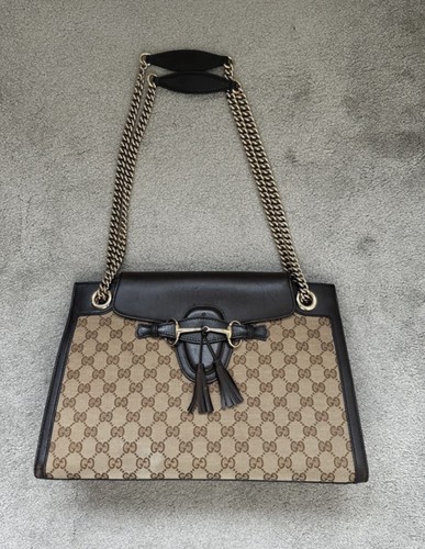 Gucci monogram handbag genuine - gucci,
