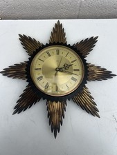 Metamec Sunburst Wall Clock
