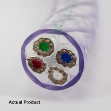 QED Genesis Silver Spiral Bi-Wire Speaker Cable 1m Offcut - Hi-Fi Grade Thick