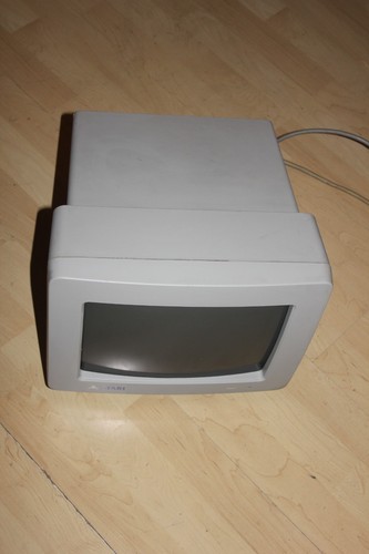 Atari sm124 monitor good - atari, monitor,