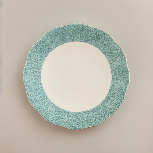 Wedgwood garden aqua cake - wedgwood-,