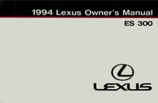 1994 Lexus ES 300 Owner's
