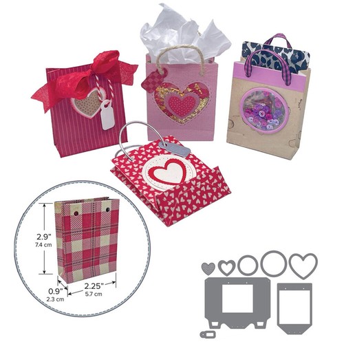 Mini gift bag metal - bag,