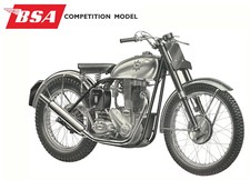 BSA Poster Gold Star Goldstar