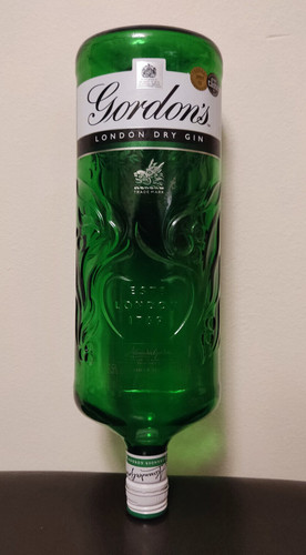 Empty gordon gin bottle - gin, 1.5