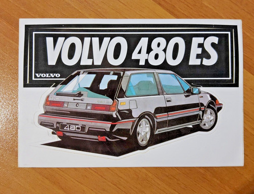Sticker car volvo 480 - sticker,