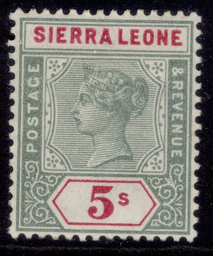 Sierra leone sg52 5s - sierra, green