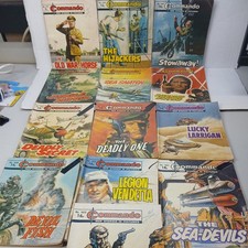 13 x Vintage Commando Comic