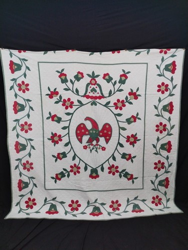 Vintage american eagle quilt - american,