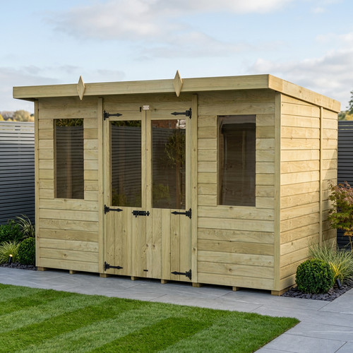 Pent summer house - 12,
