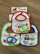 Pack of 3 Waterproof Baby Bibs