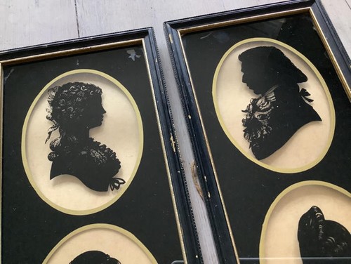 Framed antique profile - framed,