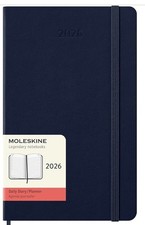 Moleskine Daily Diary/PlannerAgenda Journalier 2026Sapphire Blue Hard Cover
