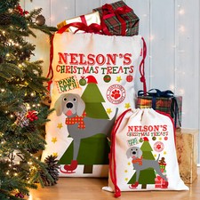 Weimaraner Christmas Sack