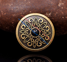 10X Antique Brass Floral