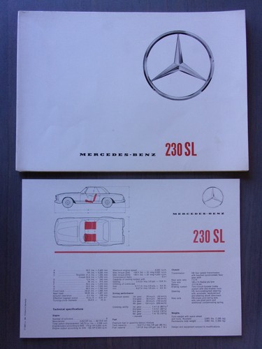 Mercedes benz 230 pagoda - benz, sl
