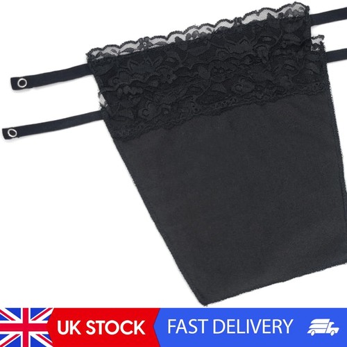 Lady lace clip mock - lace, clip-on