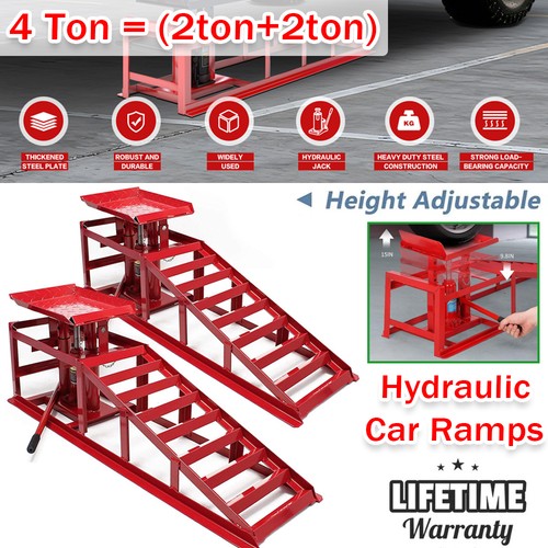 Ton hydraulic car ramps 2 - car,