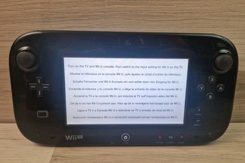 Official nintendo wii black - u,