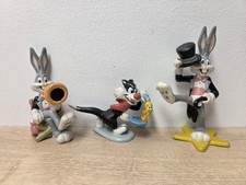 Vintage WB Looney Tunes Bugs Bunny Sylvester Tweety PVC Figures 80s / 90s