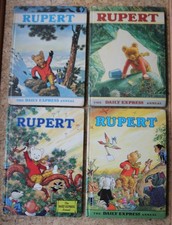 FOUR VINTAGE RUPERT ANNUALS: 1970, 1971, 1972 & 1973