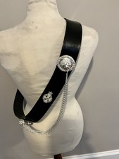 RIFLES REGIMENT SERGEANT COLOUR SERGEANT CROSS BELT AND POUCH WITH FURNITURE