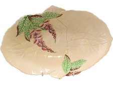 Carlton Ware Foxglove Pattern Leaf Shaped Decorative Bowl 