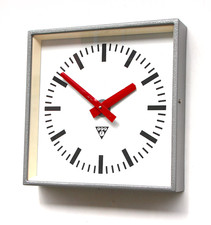 CZECH 1970s Vintage Wall Clock