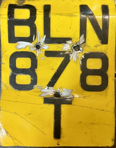Classic 1979 rear yellow - rear, uk