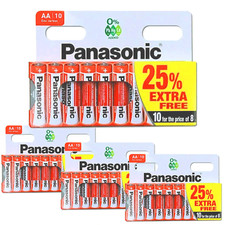 40x AA Genuine Panasonic Zinc