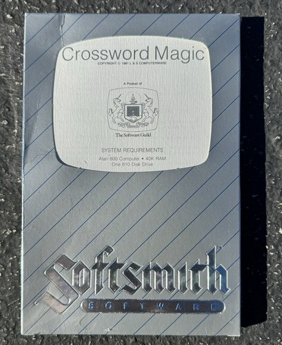Crossword magic atari - magic, xl