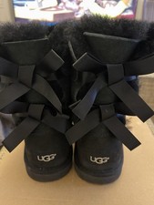 UGG Australia Mini Bailey Bow II - Black boots - UK 2
