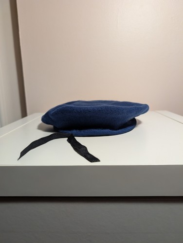 Blue wool beret degreef - –,
