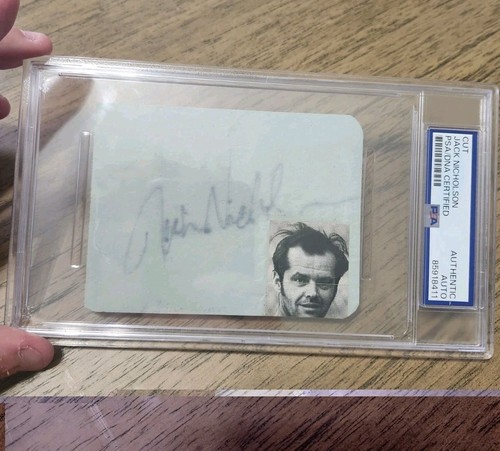 Jack nicholson signed - nicholson,