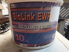 Biolink EWP LF Egg Cleaner And Sanitiser Chlorine Powder Hen Turkey Duck & Game
